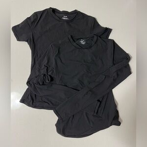 SKIMS Black tee set
